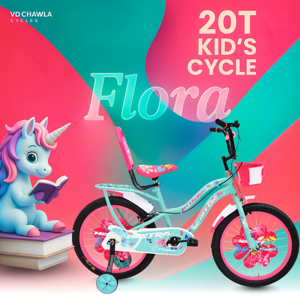 SPEEDBIRD New Flora 20T Kids Cycle | Dual Seat, Pink