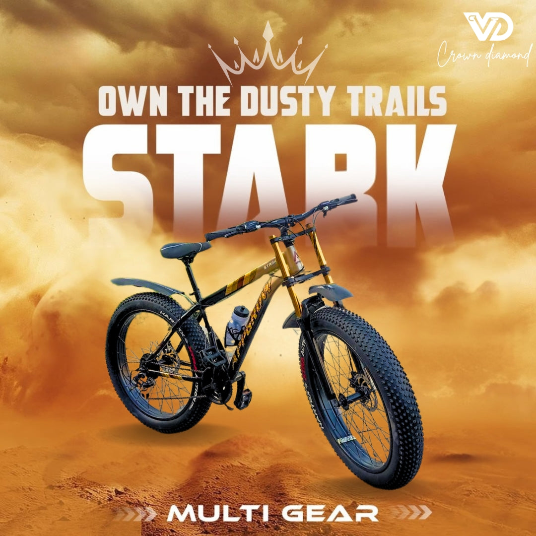 Trail Bike Double Crown Bike 26T Crown Suspension Fatbike (Diamond