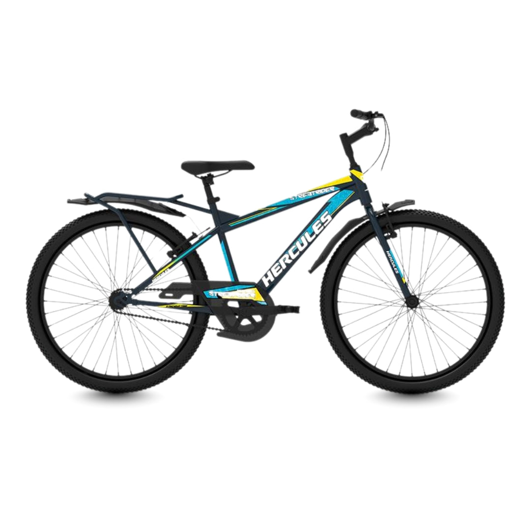 Hercules Street Rider 26T | Single Speed | V-Brake | With Carrier | Ideal for 13+ Years