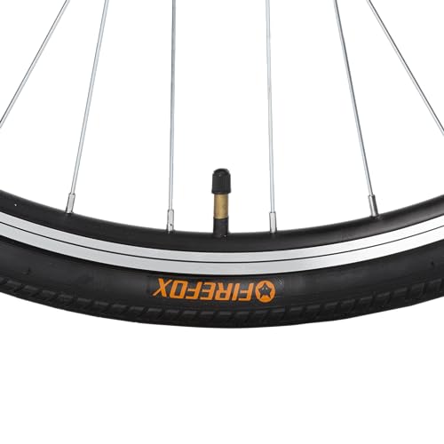 FIREFOX Road Runner Pro V 700C Hybrid City Bike (21 Gear, Silver) | Men's Bicycle | 98% Assembled