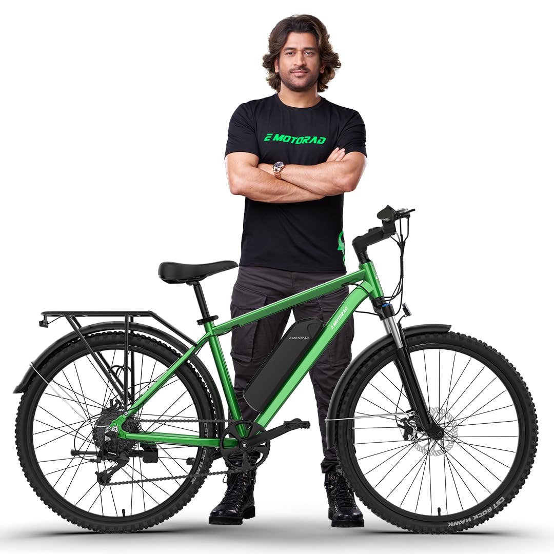 trex star mountainbike EMotorad T-Rex Pro 27.5" Electric Cycle (Spring Green, 13Ah Battery) – VD CHAWLA CYCLES
