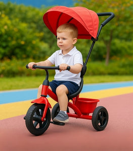 Small kids bicycle with training wheels