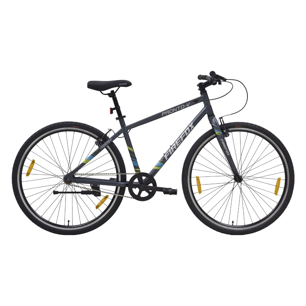 Firefox Pronto V 700C Hybrid Bike (Single Speed, Grey)