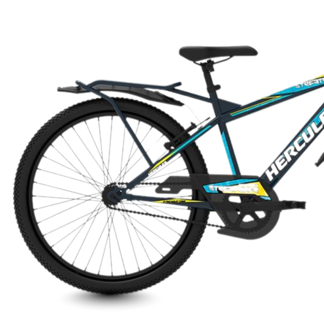 Hercules Street Rider 26T | Single Speed | V-Brake | With Carrier | Ideal for 13+ Years