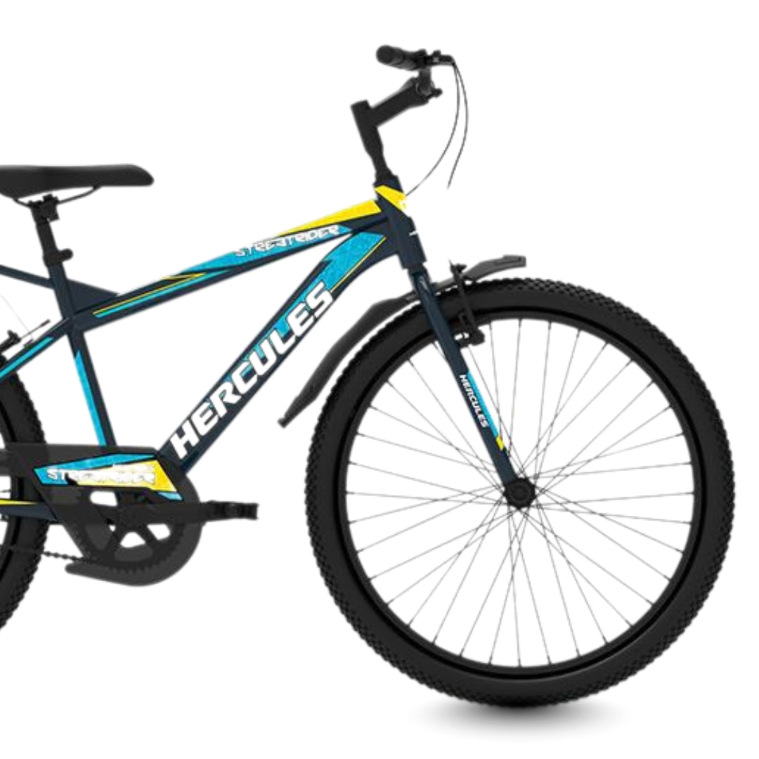 Hercules Street Rider 26T | Single Speed | V-Brake | With Carrier | Ideal for 13+ Years