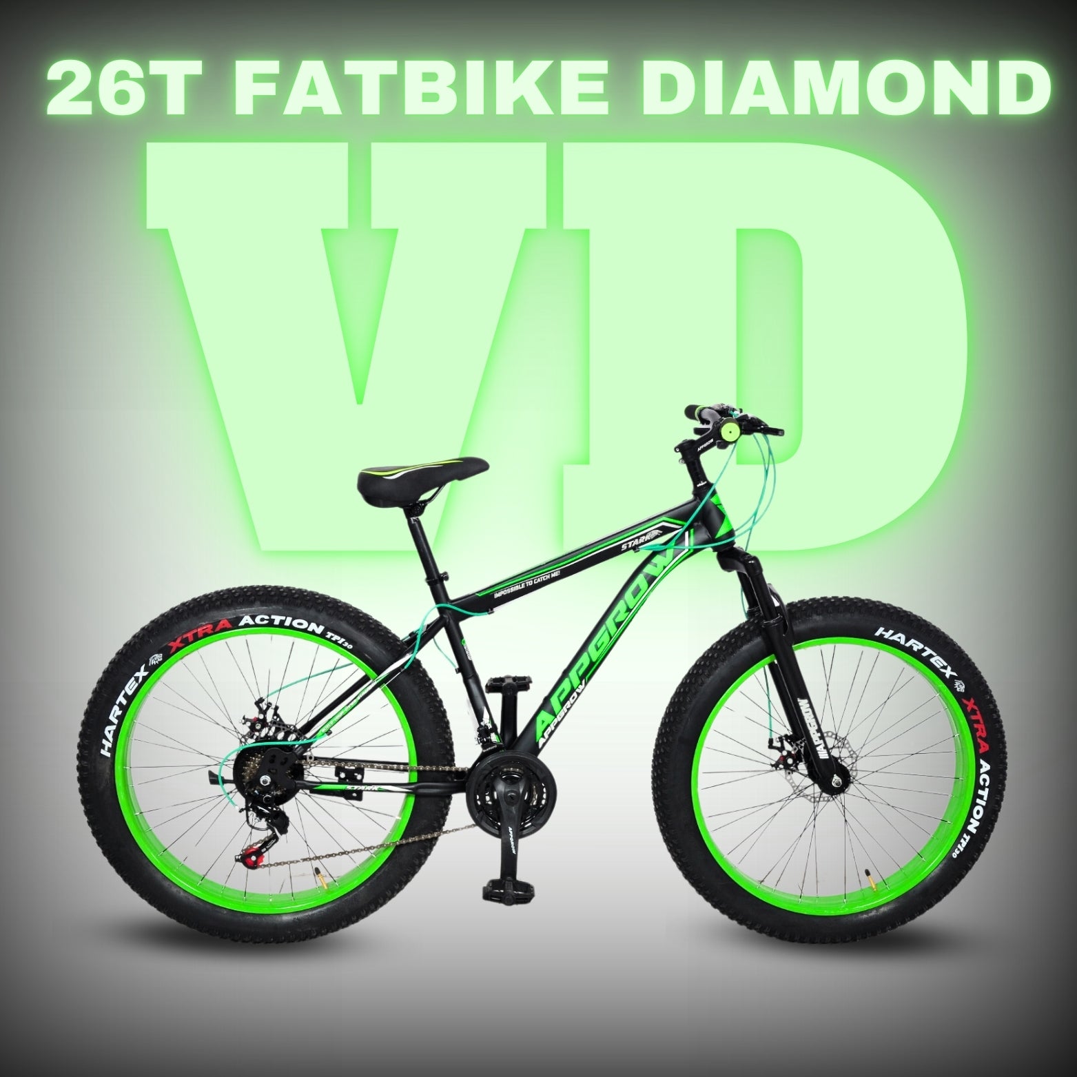 26T Fatbike Diamond 21 gears – VD CHAWLA CYCLES