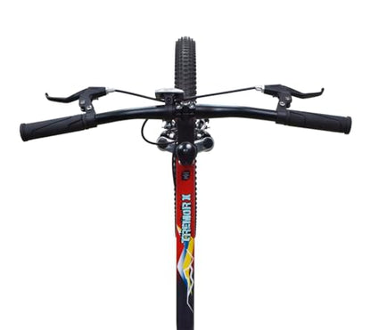 FIREFOX Tremor X 24 V Mountain Cycle (Single Speed, Red) | Ideal for Mens | 98% Assembled Cycle