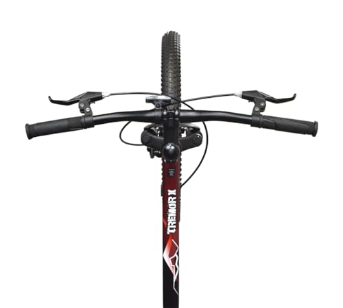 FIREFOX Tremor x 24 D Mountain Cycle (Single Speed, Red) | Ideal for Mens | 98% Assembled Cycle