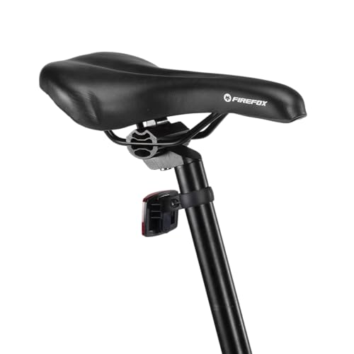 FIREFOX Meteor 700C Hybrid City Bike – 21 Gear, Black | Alloy Frame | Disc Brakes