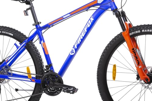 FIREFOX Charger 29 D 29 T Mountain Cycle (27 Gear, Black, Blue) | Frame 16.5 Inch | 98% Assembled Cycle