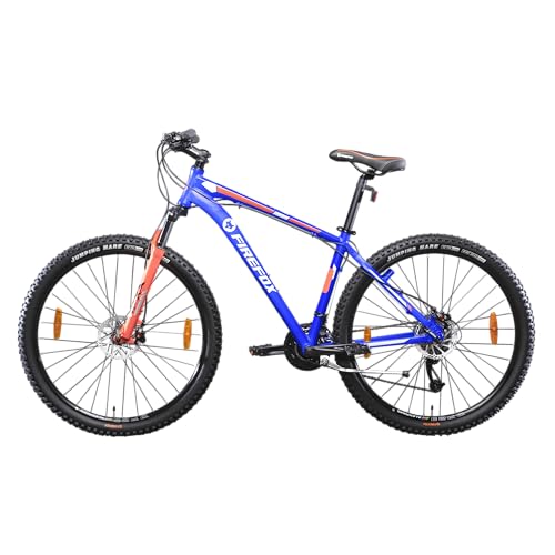 FIREFOX Charger 29 D 29 T Mountain Cycle (27 Gear, Black, Blue) | Frame 16.5 Inch | 98% Assembled Cycle