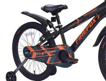 FIREFOX Flytron 20T Bicycle for Kids | Orange | Frame:10 Inch | Single Speed | 98% Assembled Cycle