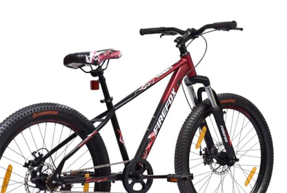 FIREFOX Tremor x 24 D Mountain Cycle (Single Speed, Red) | Ideal for Mens | 98% Assembled Cycle