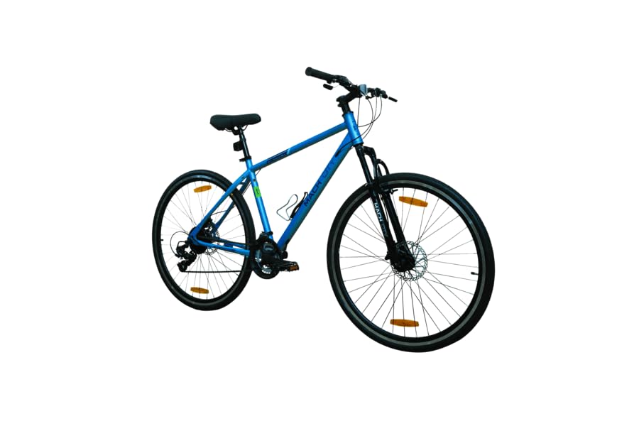 BSA MACH City Montreal Cycle with 21 Speed shi-Mano Gear in 700 c Slim Tyres with Dual Discs, Front Suspension in Very Light Weight Frame for Age Group 13+