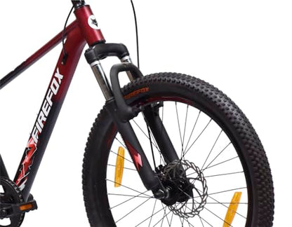 FIREFOX Tremor x 24 D Mountain Cycle (Single Speed, Red) | Ideal for Mens | 98% Assembled Cycle