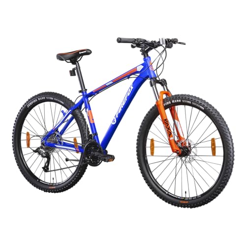 FIREFOX Charger 29 D 29 T Mountain Cycle (27 Gear, Black, Blue) | Frame 16.5 Inch | 98% Assembled Cycle