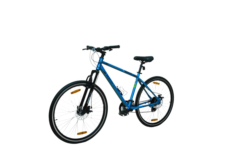 BSA MACH City Montreal Cycle with 21 Speed shi-Mano Gear in 700 c Slim Tyres with Dual Discs, Front Suspension in Very Light Weight Frame for Age Group 13+
