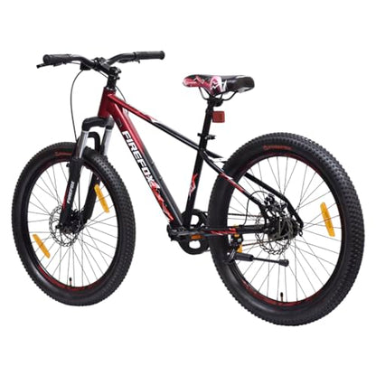 FIREFOX Tremor x 24 D Mountain Cycle (Single Speed, Red) | Ideal for Mens | 98% Assembled Cycle