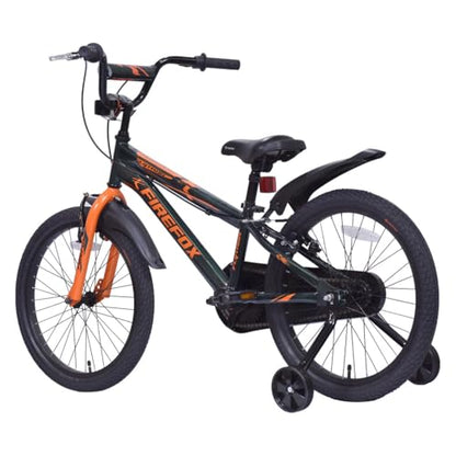 FIREFOX Flytron 20T Bicycle for Kids | Orange | Frame:10 Inch | Single Speed | 98% Assembled Cycle