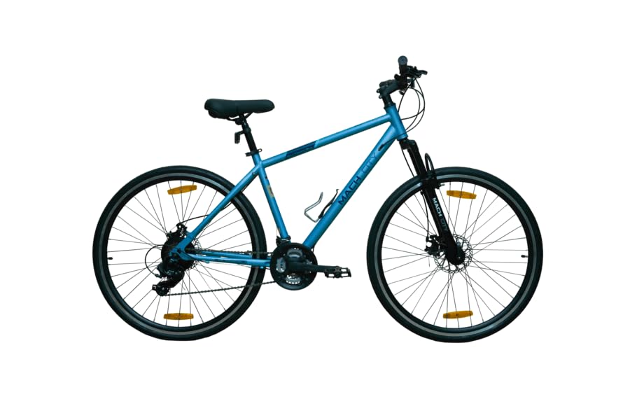 BSA MACH City Montreal Cycle with 21 Speed shi-Mano Gear in 700 c Slim Tyres with Dual Discs, Front Suspension in Very Light Weight Frame for Age Group 13+