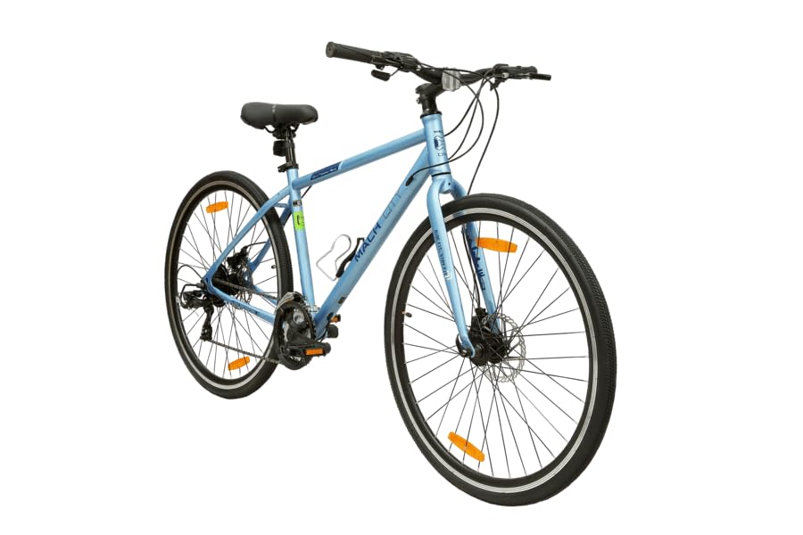 BSA MACH City Montreal Cycle with 21 Speed shi-Mano Gear in 700 c Slim Tyres with Dual Discs, in Very Light Weight Frame for Age Group 13+