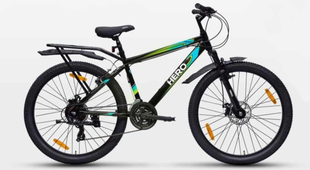 Hero Next 26T MTB Cycle with 21-Speed Shimano Gears & Dual Disc Brakes