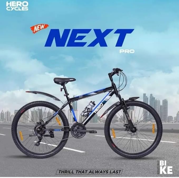 Hero Next 26T MTB Cycle with 21-Speed Shimano Gears & Dual Disc Brakes