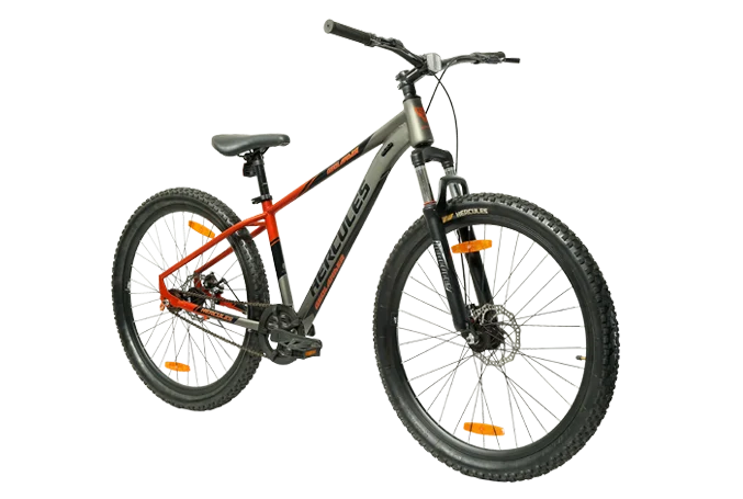Hercules Geolander sports cycle with rugged frame and all terrain tyres