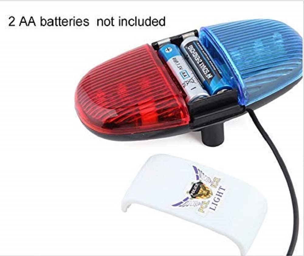 Playmags Kids Tech Bike LED Light - Police Sound Light Klaxon Playmags Kids Tech Bike LED Light - Police Sound Light Klaxon