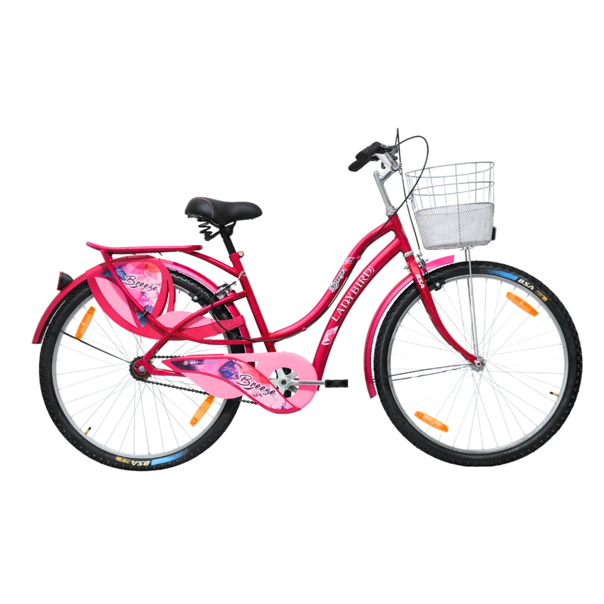BSA Ladybird Breeze 26T Girls Cycle | Basket