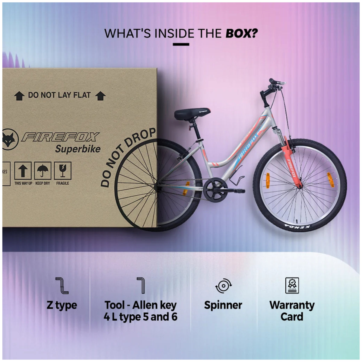 Firefox Breeze 24 & 26T Single Speed City Cycle for Women
