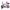 BSA Bestie pink purple girls cycle full side view with training wheels
