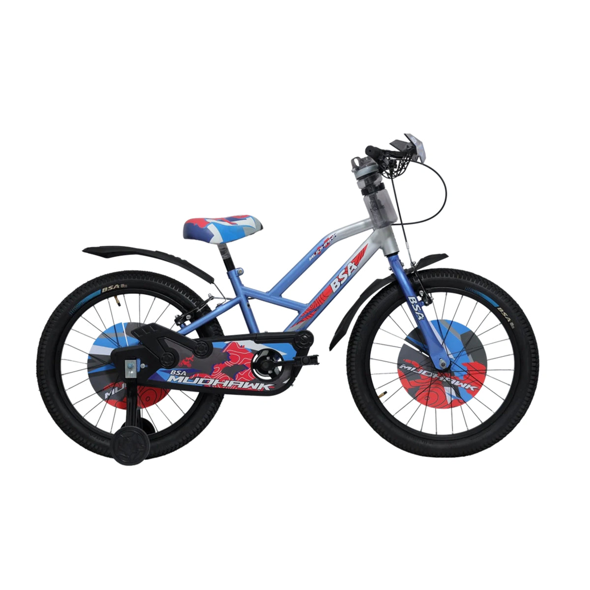 BSA Mudhawk children's cycle with wide tyres and covered chain guard