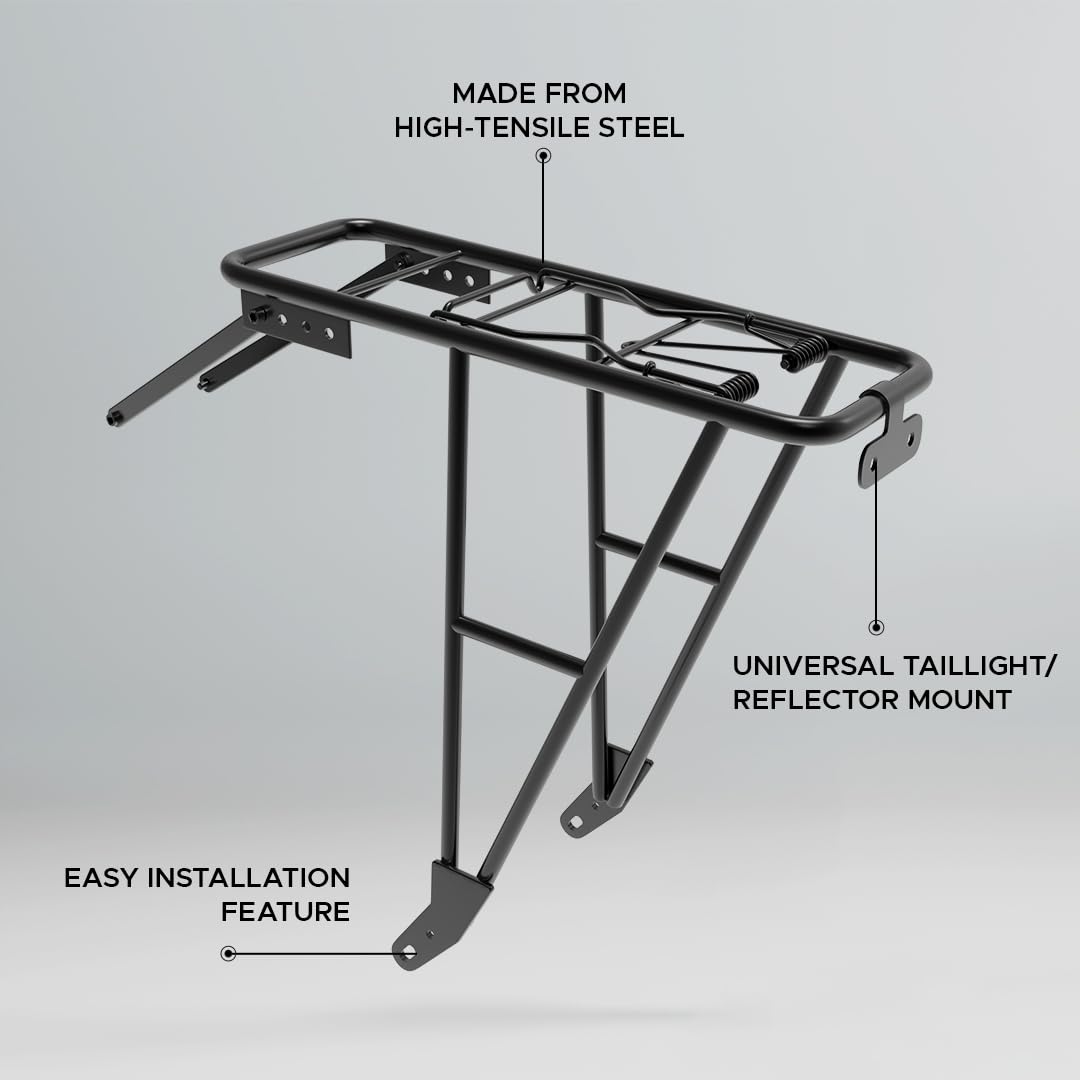 universal cycle carrier installation rear mount easy fit bicycle rack