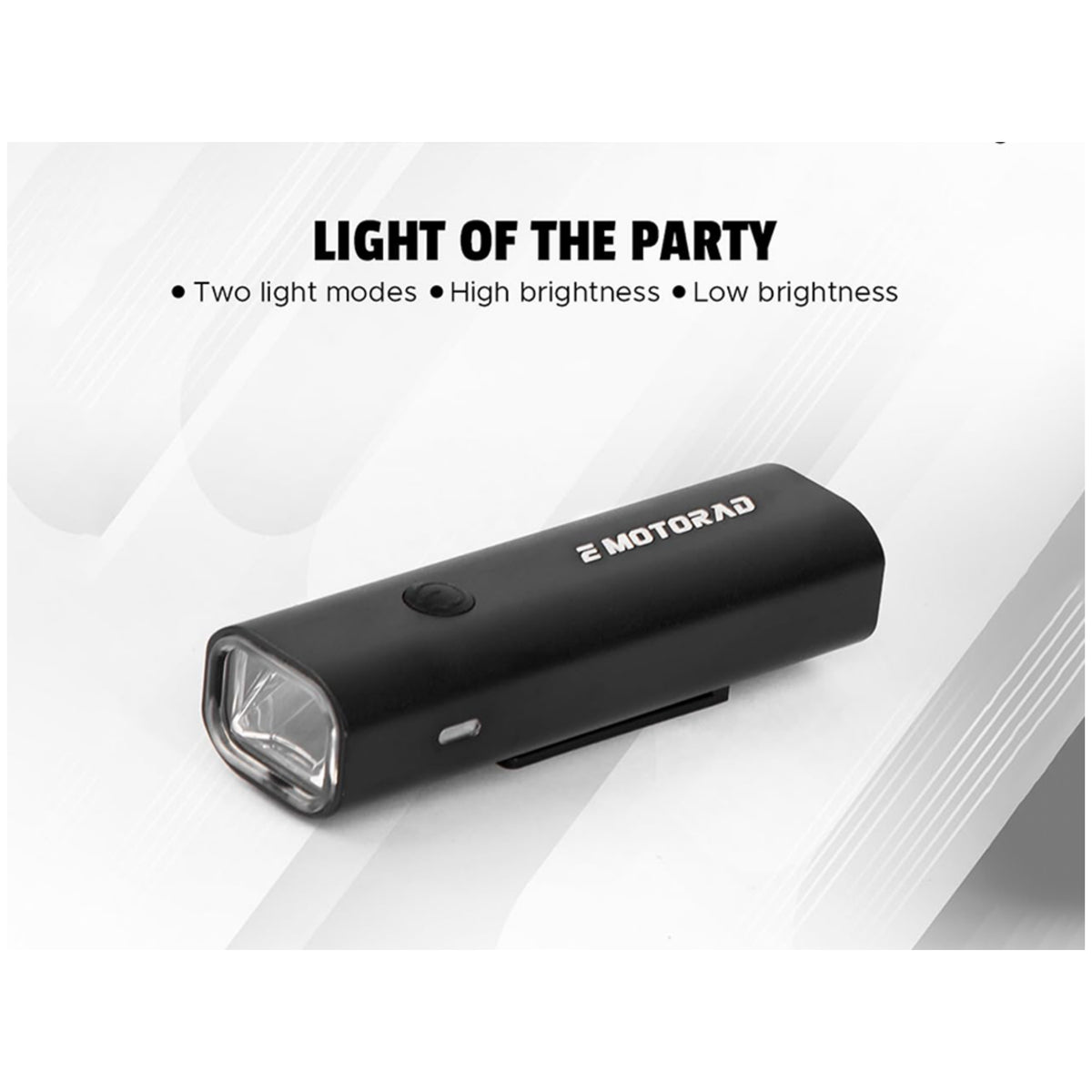 EMotorad BlazeBeam 400 lumens bicycle headlight with 5 light modes