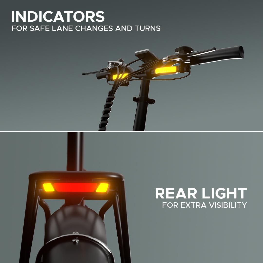 Rear light and turn indicators on EMotorad Doodle Pro electric bike