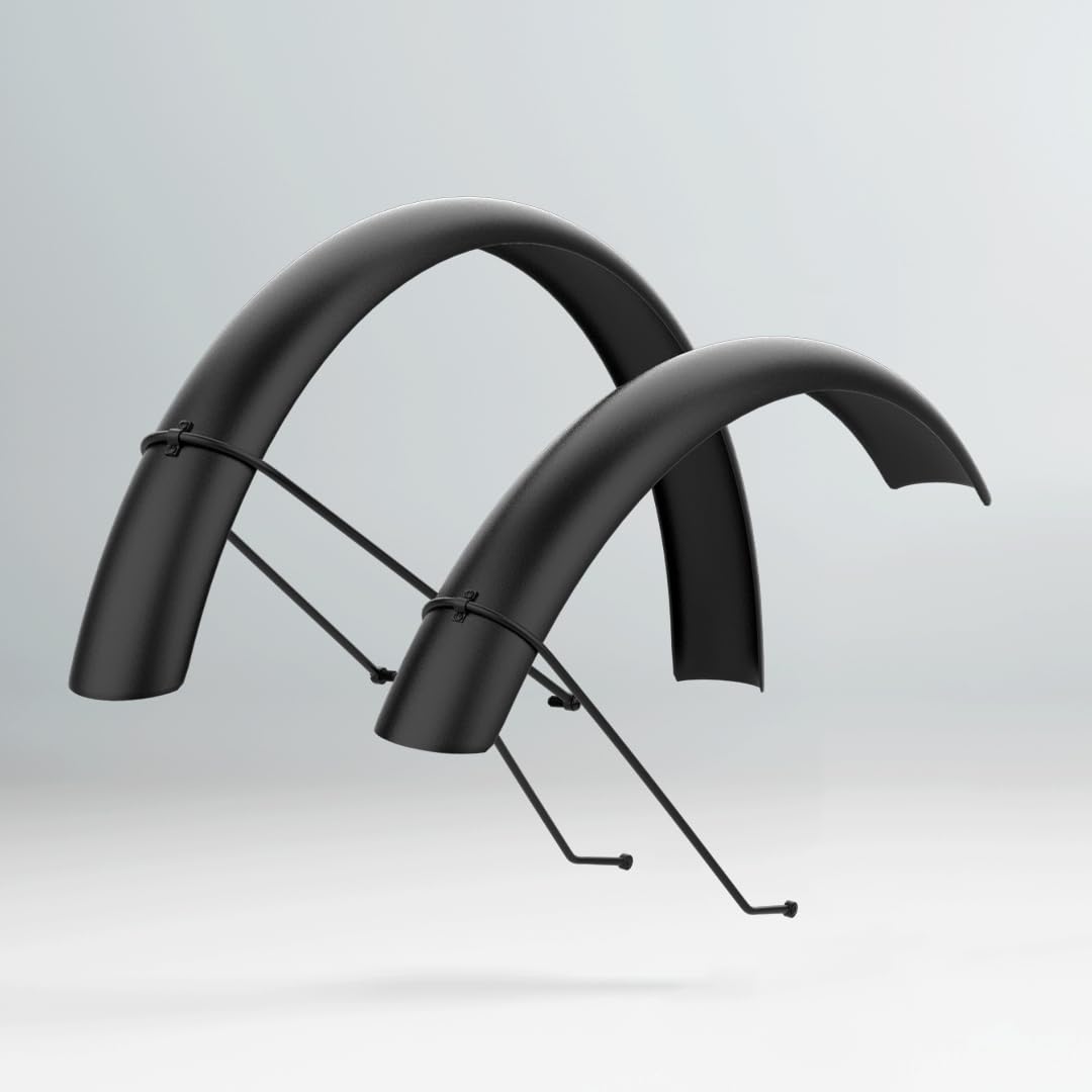 EMotorad metal mudguard set for cycle front and rear full coverage bicycle fender