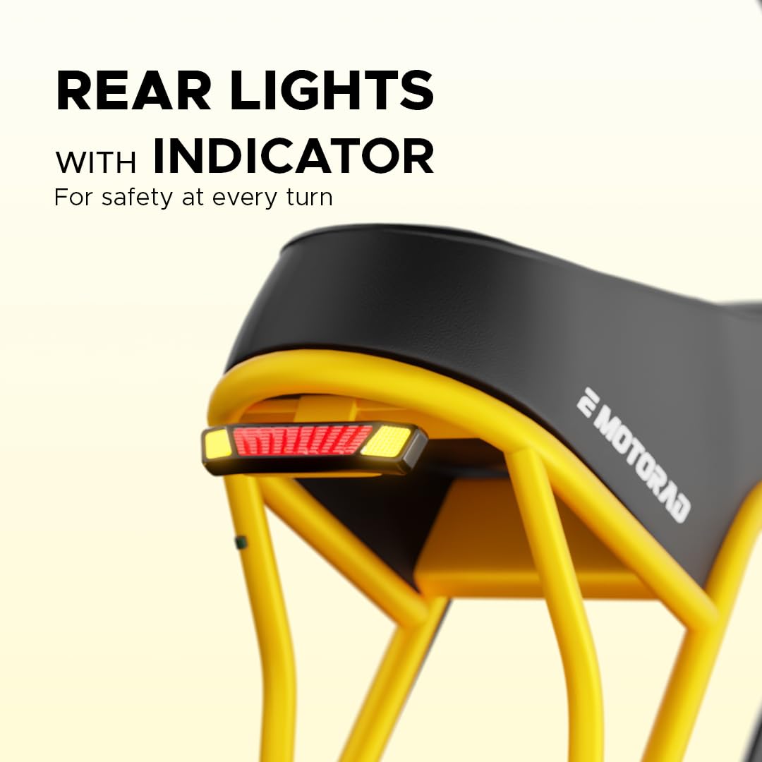 Emotorad Ranger rear LED light with indicator for enhanced road safety