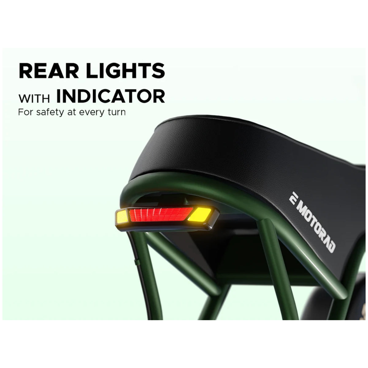 EMotorad Ranger electric cycle rear light with indicator