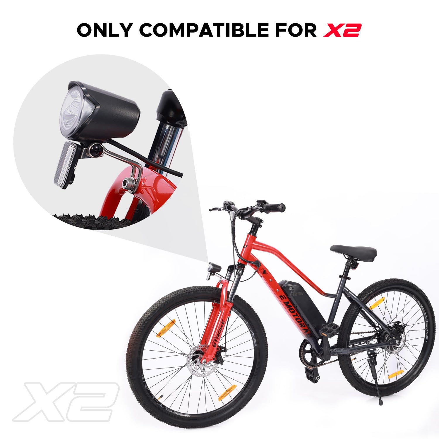 EMotorad Ray light compatible with X2 electric cycle front headlight