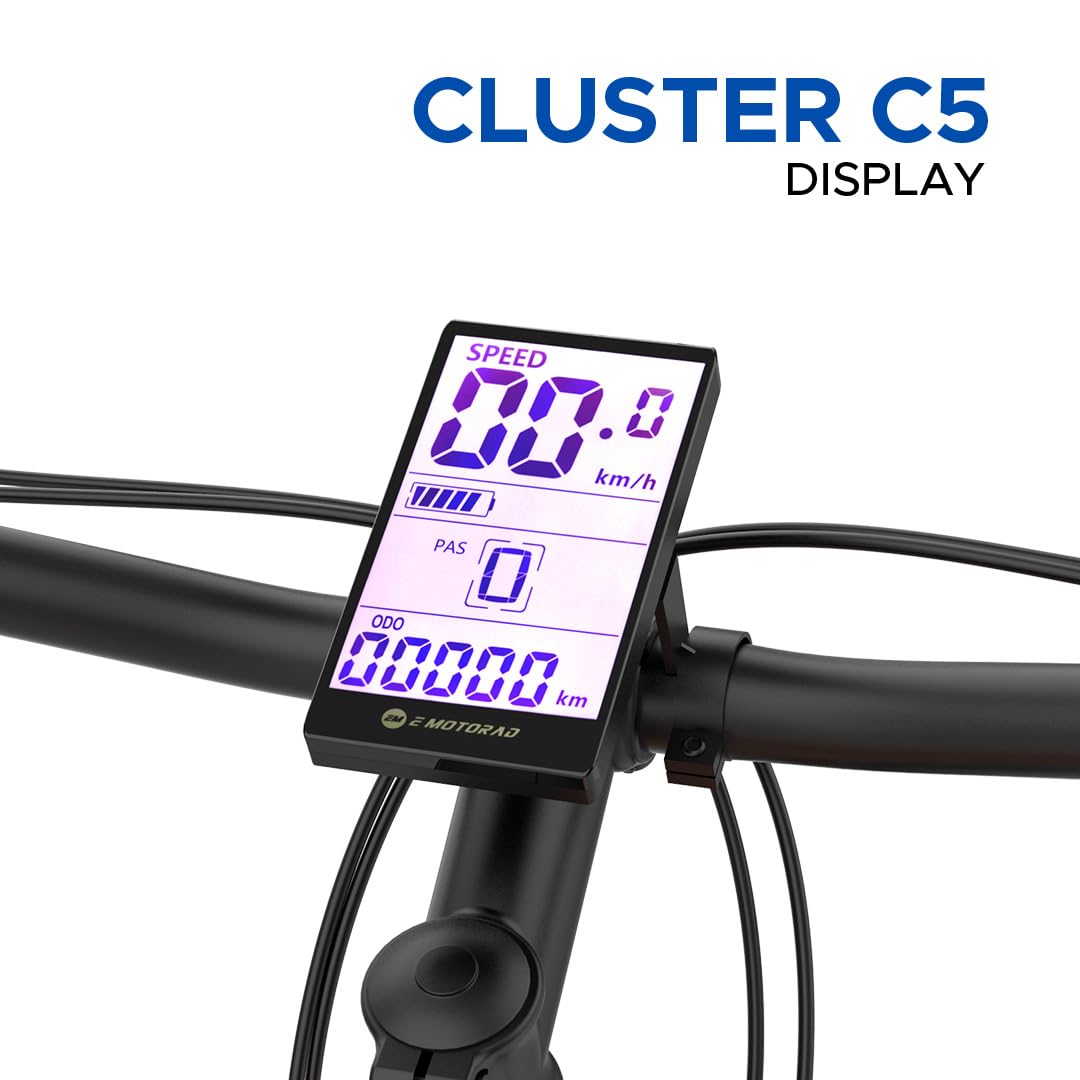 EMotorad T Rex Air C5 display electric cycle digital screen