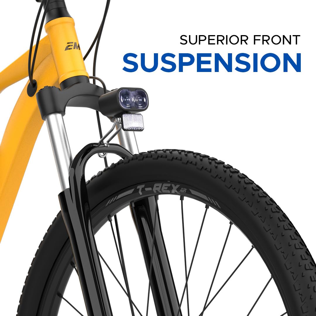 EMotorad T Rex Air front suspension electric cycle smooth riding comfort