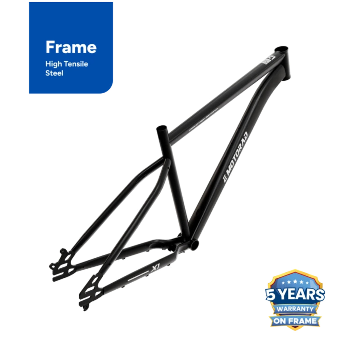 EMotorad X1 2026 electric cycle high tensile steel frame