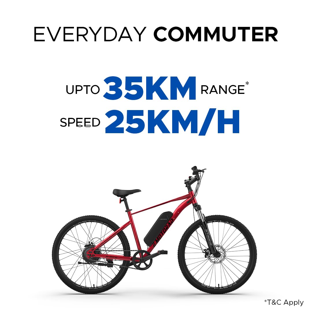 "EMotorad X1 electric cycle ideal for everyday commute with 35 km range and 25 km/h top speed"


