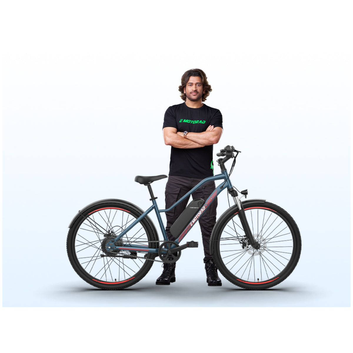 EMotorad X2 2026 new 27.5T grey electric cycle side view