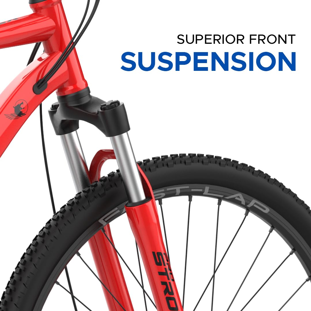EMotorad X2 Furious Red 27.5 Front Suspension Fork for Comfortable Riding