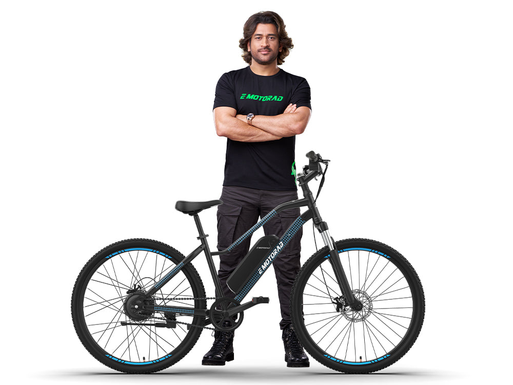 EMotorad X2 mesh black 27.5 Electric Cycle with Rider