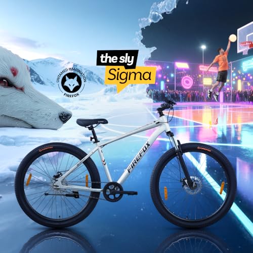 Firefox Bad Attitude 10D Sigma edition mountain bike shown in a sleek silver finish, combining urban sport style with rugged off-road performance.