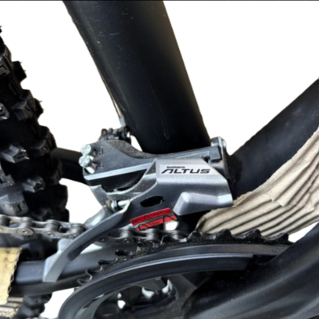 Firefox Charger 27.5T Shimano Front Derailleur Close Up