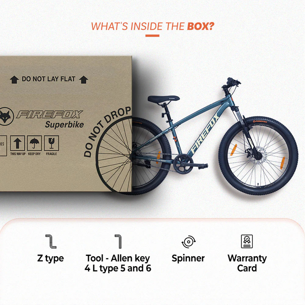 Firefox Dominator cycle box contents tools accessories included